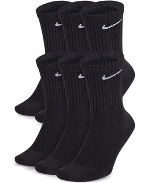 Nike Cushioned Socks (Pack Of Six) - Black