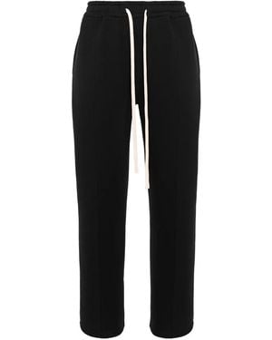 Hamza 247 Drawstring Track Trousers - Black