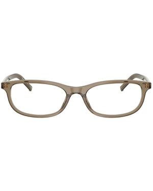 Prada Occhiali Rettangolari - Marrone