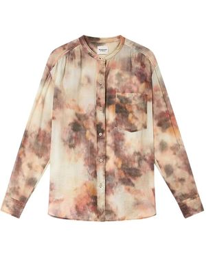 Isabel Marant Mexika Printed Cotton Shirt - Natural