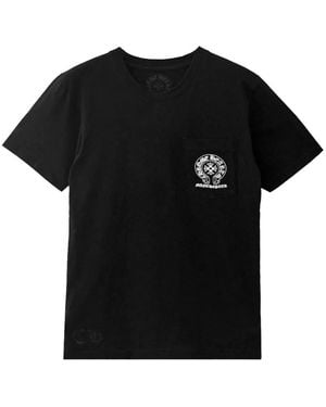 Chrome Hearts T-Shirt Manchester Exclusive Horseshoe À Manches Courtes - Black