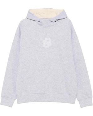 BOSS Cotton Hoodie - White