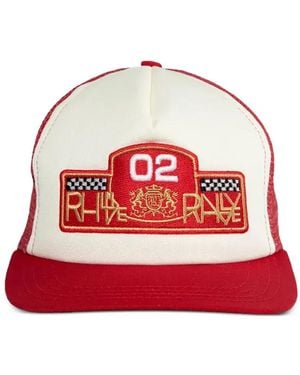 Rhude Rally Prix Trucker Cap - Red
