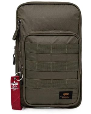 Alpha Industries Sac Banane À Détail De Sangle - Vert