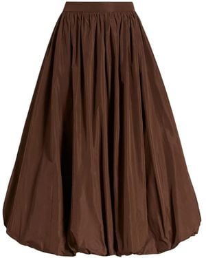 Cinq À Sept Cellah Taffeta Skirt - Brown