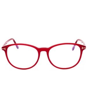 Tom Ford Round-Frame Glasses - Pink