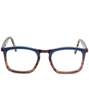 Face A Face Otomo 2 Square-Frame Glasses - Brown
