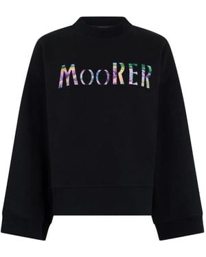 Moorer Logo Sweatshirt - Black