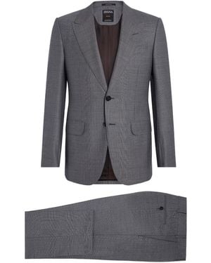 ZEGNA Traje Centoventimila de lana merino - Gris