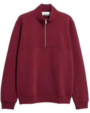 ARMEDANGELS Pull Warlo En Polaire - Red