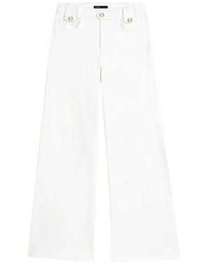 Maje Flared Jeans - White