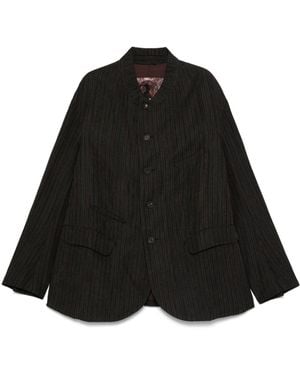 Ziggy Chen Striped Blazer - Black