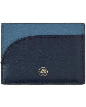 Mulberry Curved-Edge Cardholder - Blue