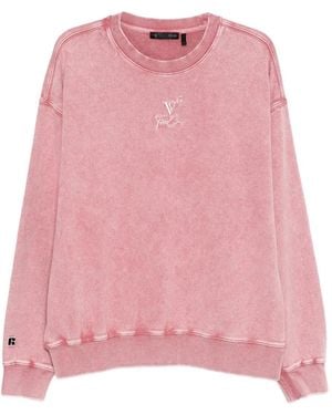 FIVE CM Logo Washed Sweatshirt - Pink
