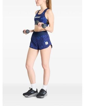 Saysky Floral-Print Shorts - Blue