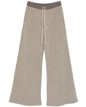 Rick Owens Drawstring Wide-Leg Trousers - White