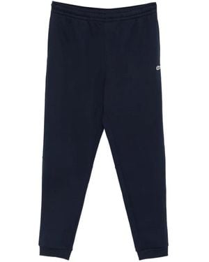 Lacoste Logo-Patch Track Pants - Blue