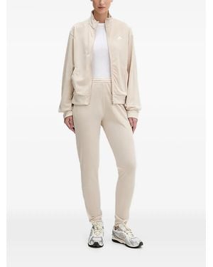 adidas Embroidered Straight-Leg Pants - White