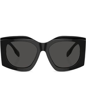 Burberry Madeline Logo-Print Sunglasses - Black