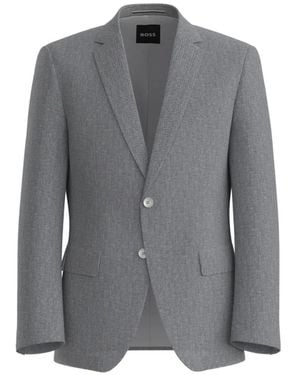 BOSS Two-Button Blazer - Gray