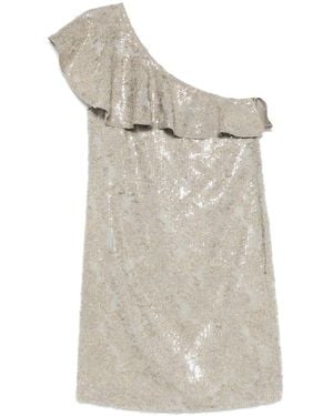 Dorothee Schumacher Sequinned Mini Dress - Gray