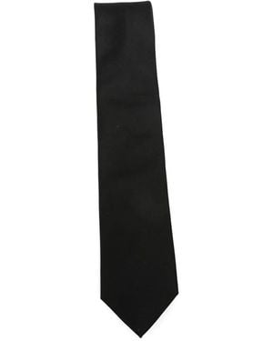 Errico Formicola Pointed Tie - Black