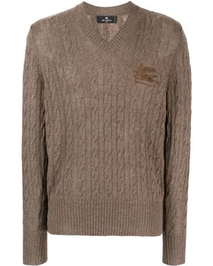Etro カシミア セーター - ブラウン