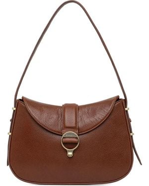 Barbour Alder Leren Schoudertas - Bruin