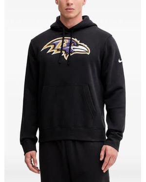 Nike X Baltimore Ravens X Nfl Initial Hoodie - Blue