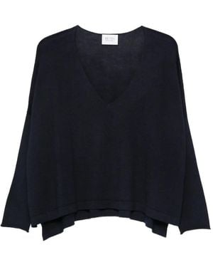 Be You Pullover Mit V-Ausschnitt - Blau