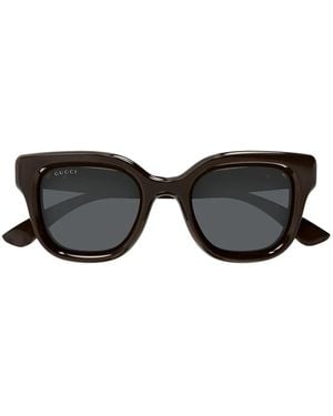 Gucci Square-Frame Sunglasses - Black