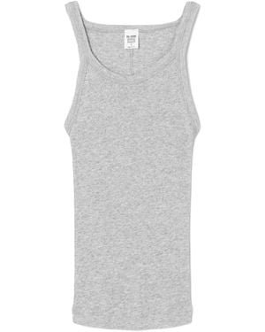 RE/DONE Canotta A Coste - Grigio
