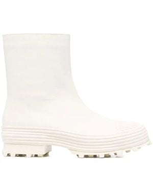 CAMPERLAB Botines con suela dentada - Blanco