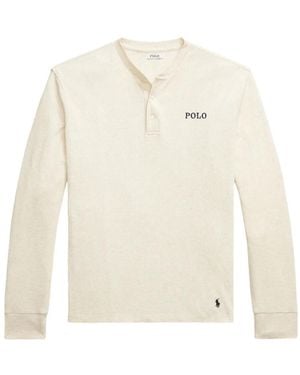Polo Ralph Lauren Top Mit Logo - Weiß