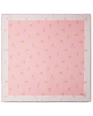 Prada Printed Silk Twill Scarf 90 - Pink