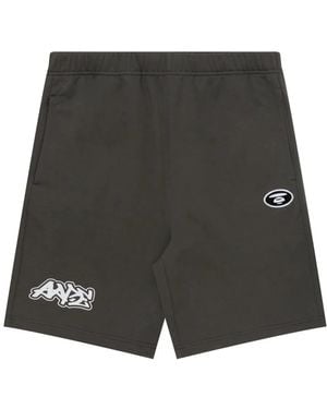 Aape By A Bathing Ape アップリケ トラックショーツ - グレー