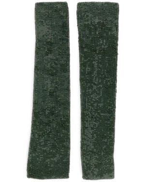 P.A.R.O.S.H. Sequin-Embellished Gloves - Green
