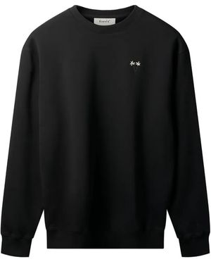 Forét Posy Embroidered Sweatshirt - Black