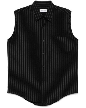 Ernest W. Baker Striped Shirt - Black