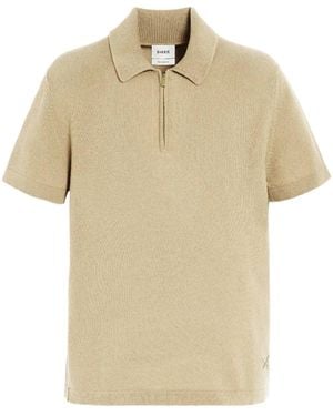 Barrie Cashmere Polo Shirt - Natural