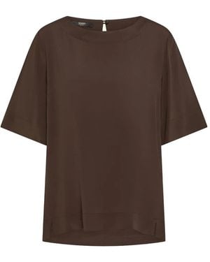 Seventy Crewneck Half-Sleeved T-Shirt - Brown