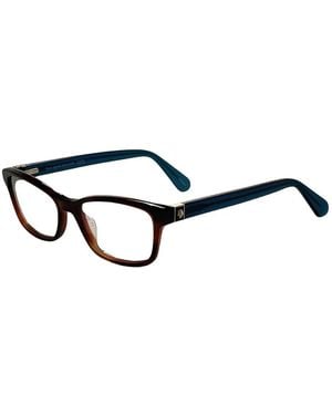 Kate Spade Renne Rectangle-Frame Glasses - Brown