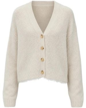Loewe V-Neck Cardigan - White