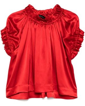 Simone Rocha ラッフル チューリップトップ - レッド