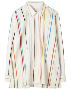 Paul Smith Painted Stripe' Shirt - White