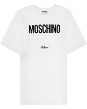 Moschino Logo-Print T-Shirt - White