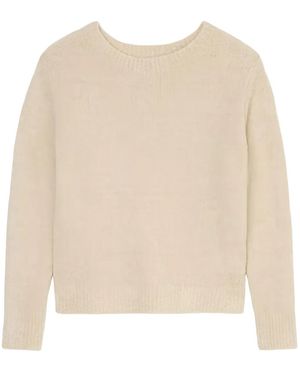 Marc O' Polo Textured Round-Neck Jumper - Natural
