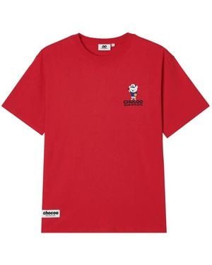 Chocoolate Graphic-Print T-Shirt - Red