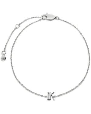 Monica Vinader Initial K Chain Bracelet - Metallic