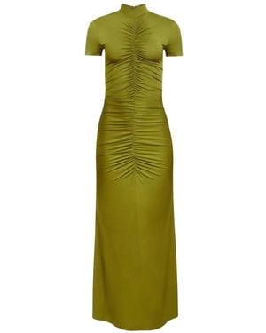 Toccin Gracelyn Mock-Neck Midi Dress - Green